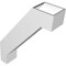 Ekena Millwork 5-in. W x 18-in. D x 24-in. H Burlington Architectural Grade PVC Knee Brace BRCP05X18X24BUR - alternate 2